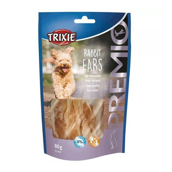 Trixie Premio Rabbit Ears Nyúl Fül - 80g