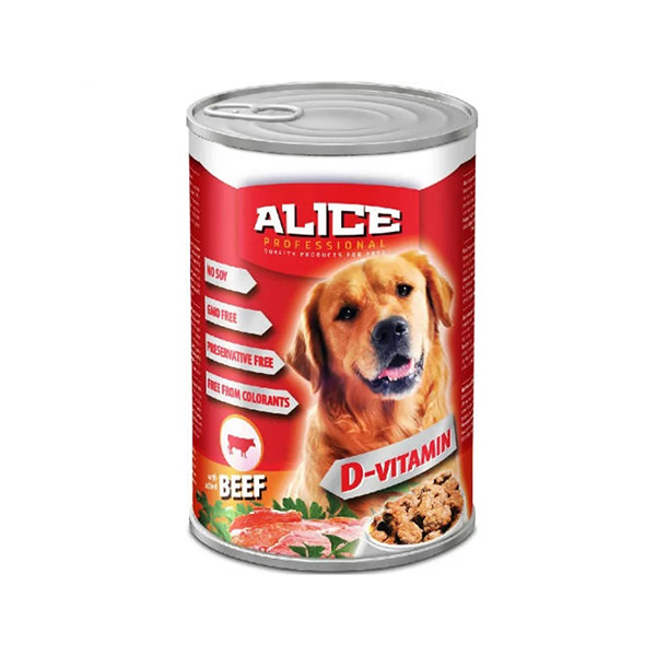 300804.jpg Alice Professional Dog Konzerv Marha - 1240g