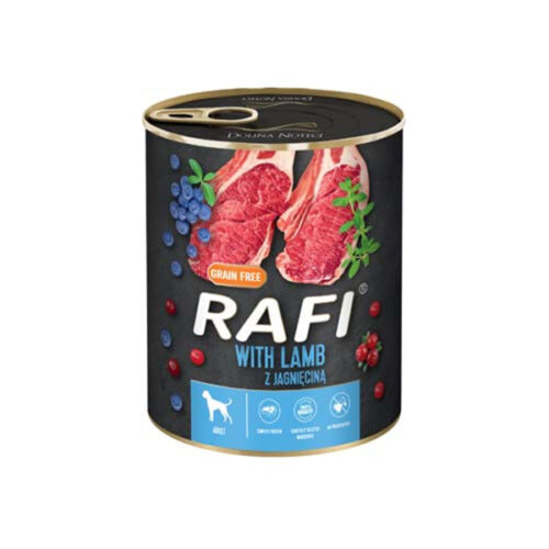 3660.jpg Rafi Adult Pate Bárány Kék és Vörösáfonyával Kutyakonzerv - 800g