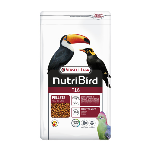 Versele-Laga T16 Pellet Nagytestű Gyümölcsevő és Rovarevő Madaraknak - 10kg
