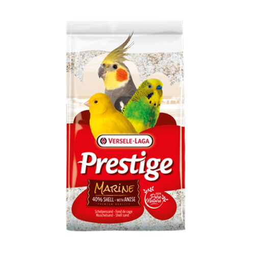 5410340230053pack.jpg Versele-Laga Prestige ShellSand Marine madárhomok - 25 kg