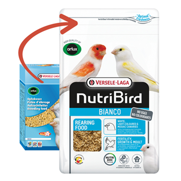 Versele-Laga NutriBird Breedingfood Bianco - Lágyeleség Fehér Kanáriknak - 1kg