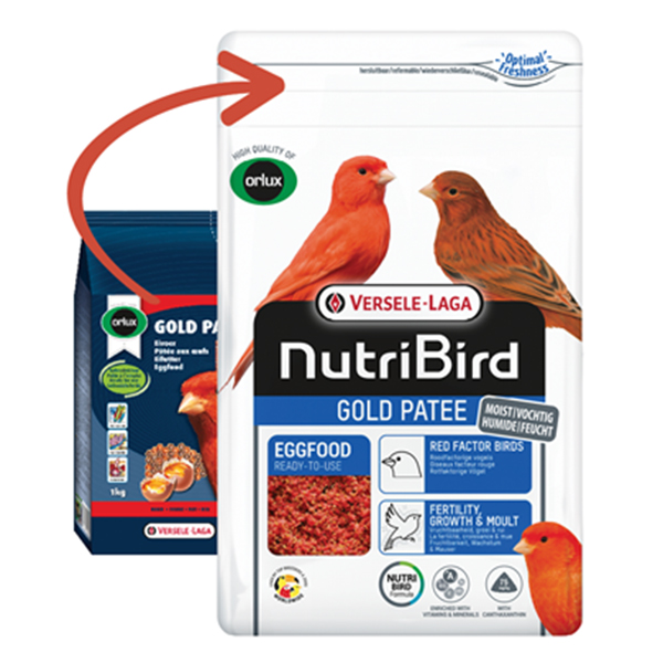 Versele-Laga NutriBird Gold Patee Piros Lágyeleség - 10kg