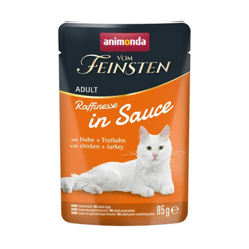 611609_pla_animonda_vom_feinsten_katze_raffinesse_in_sauce_mit_huhn_truthahn_4.jpg Animonda vom Feinsten Adult Raffinesse Szószban Csirke-Pulyka - 85g