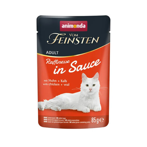 611610_pla_animonda_vom_feinsten_katze_raffinesse_in_sauce_mit_huhn_kalb_1.jpg Animonda vom Feinsten Adult Raffinesse Szószban Csirke-Marha - 85g