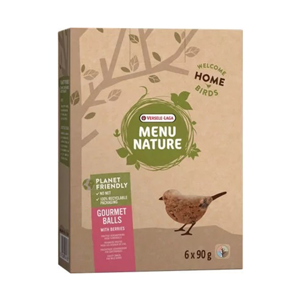 Versele Laga Menu Nature Gourmet Balls Faggyúgolyó Erdei Gyümölcsökkel Háló Nélkül - 6db