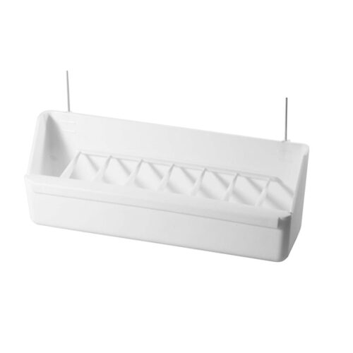 Art025GW.jpg 2GR Univerzális Etető Akasztóval, Fehér,20×6×4cm, Art.025GW