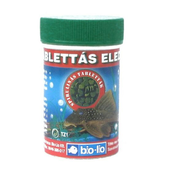 Bio-Lio Tablettás Eledel Szpirulinás - 30db