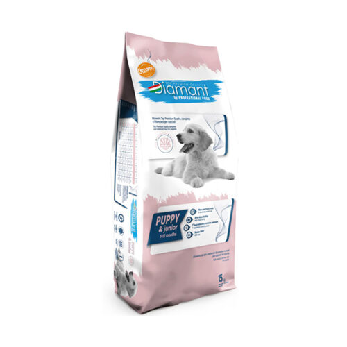 Diamant-Puppy-Junior.jpg Cennamo Diamant Premium Puppy&Junior Száraz Kutyatáp Chicken - 15kg