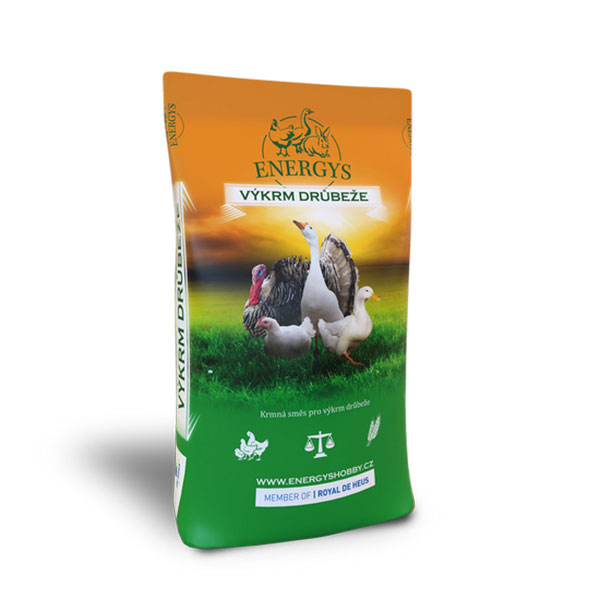 Kacsa.jpg Kacsa, Liba Nevelő Befejezőtáp 25kg - De Heus Energys Hobbi