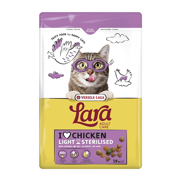 Versele-Laga Lara Adult Care Light Sterilised Csirkével - 1,9kg