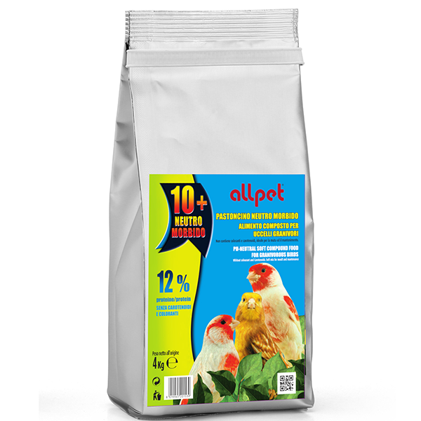 Neutro-10-Allpet.png All-Pet Secco Neutro Morbido Bianco Lágyeleség 10+ – 4 kg