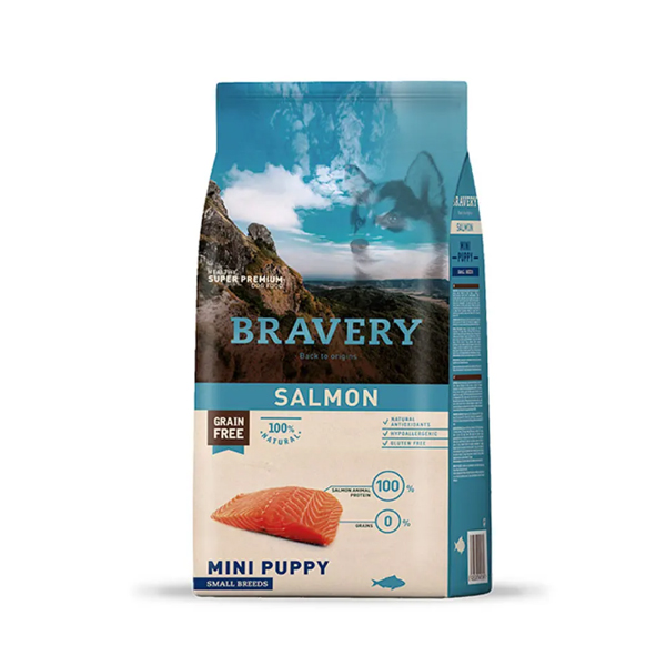 Nevtelen-4.jpg Bravery Mini Puppy Salmon - 2kg