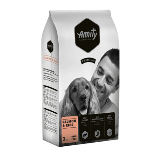 Amity Premium dog Salmon & Rice - 4kg