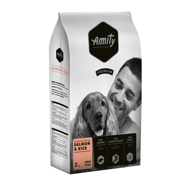 Amity Premium dog Salmon & Rice - 4kg
