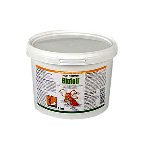Biotoll Neopermin Rovarírtó Porozószer - 1kg