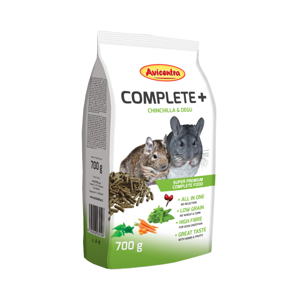 Avicentra COMPLETE+ Chinchilla & Degu - 700g