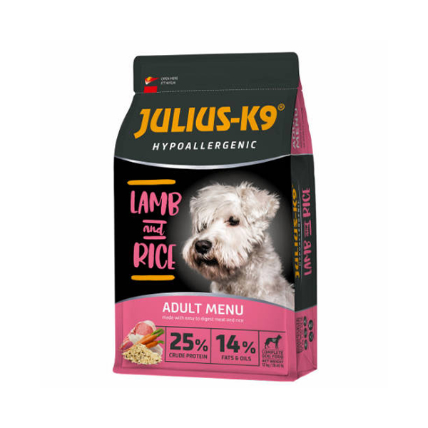 JULIUS-K9 Adult Hypoallergenic Lamb&Rice Száraztáp - 3kg