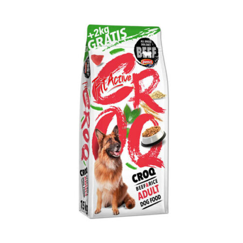 picURL_1_40988f7a8db20.jpg FitActive CROQ Premium Beef&Rice Adult Száraztáp - 15kg