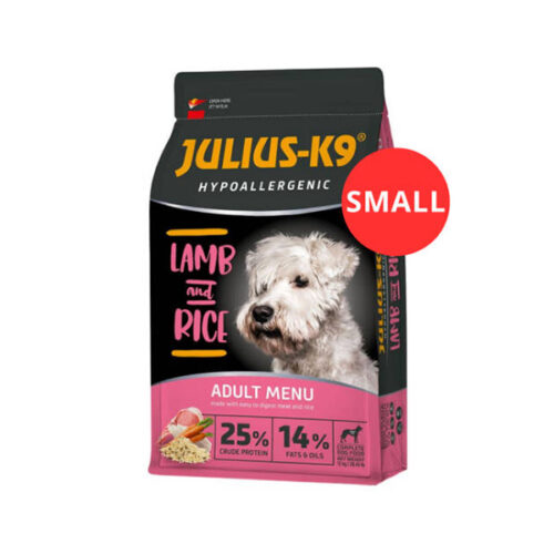 JULIUS-K9  Adult Hypoallergenic Lamb&Rice SMALL - 12kg