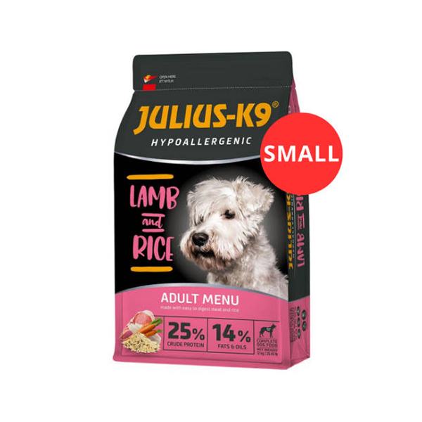 JULIUS-K9  Adult Hypoallergenic Lamb&Rice SMALL - 12kg