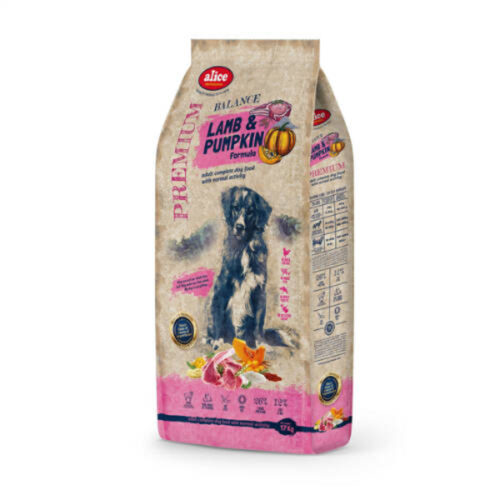 picURL_1_426255da6a3e9.jpg Alice Professional Adult Balance Lamb&Pumpkin Száraztáp – 17kg