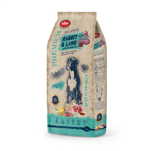 picURL_1_4557450ec9d36.jpg Alice Professional Adult Balance+ Rabbit&Lamb with Cranberry Száraztáp - 17kg